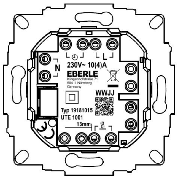 中村貿易-德國EBERLE數(shù)控恒溫器UTE1001-ALU-55