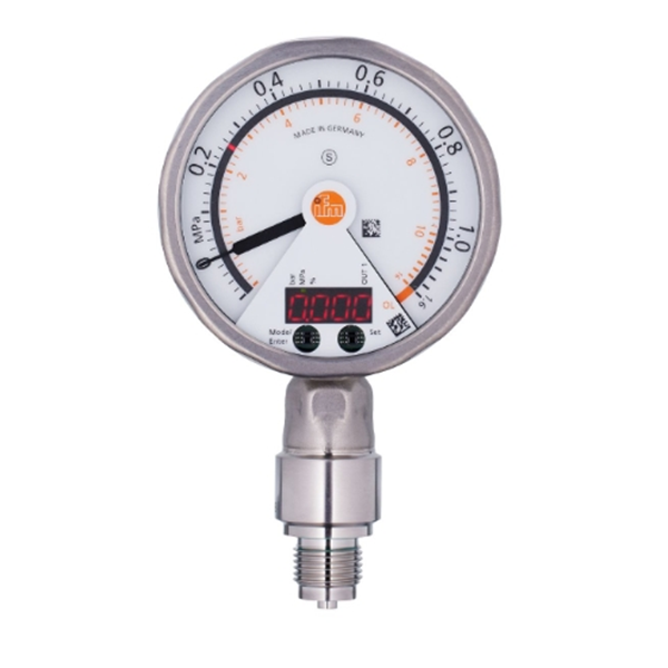 德國IFM易福門帶模擬顯示屏的齊平式壓力傳感器PG2437 PG-001-REB12-MFRKG/US/ /P