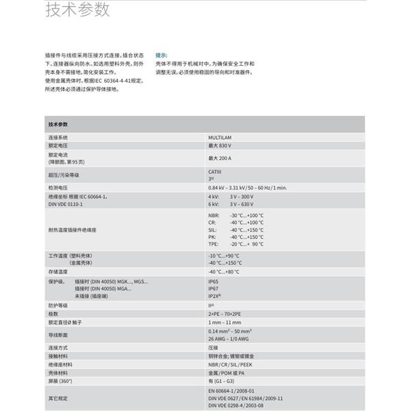 瑞士STAUBLI史陶比爾多極連接器SP3/2,5-4(K)AU
